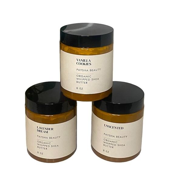 Organic Creamy Whipped Shea Body Butter - 3 PACK | Handcrafted Skincare - Picture 1 of 9